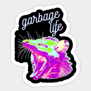 Garbage life Sticker